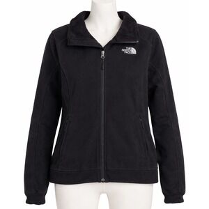 The North Face MEDIUM Black Fleece Lined Full Zip Jacket Outdoor Utility M